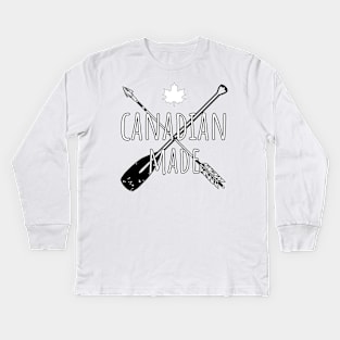 canadian made Kids Long Sleeve T-Shirt